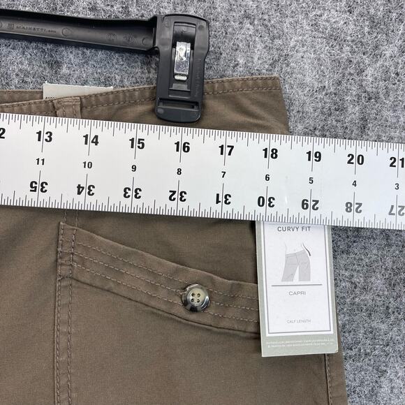 DOCKERS Capri Size 16 Mid Rise Curvy Fit Calf Length - Picture 6 of 12